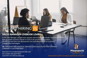 Sales manager logbook loans