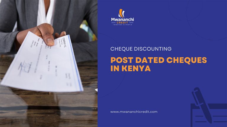 How To Discount Post Dated Cheques
