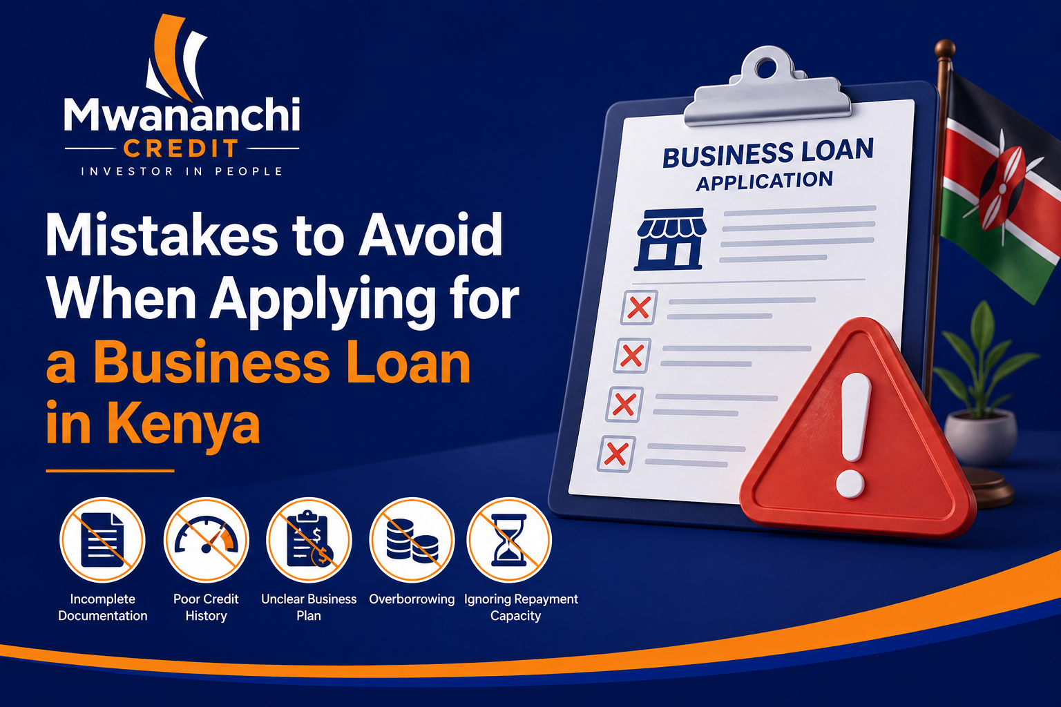 Mistakes to Avoid When Applying for a Business Loan in Kenya