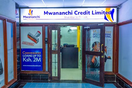 Pension towers branch Mwananchi Credit Limited